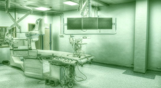 Imagem de sala de angiografia