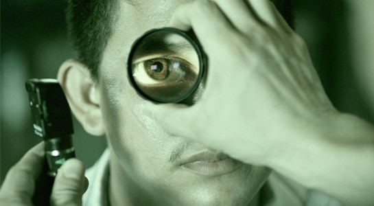 Imagem de mapeamento de retina
